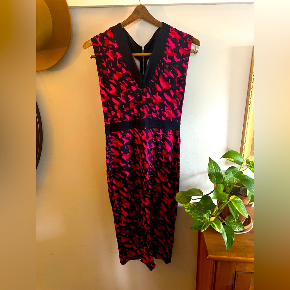 Red and black Dress h&m